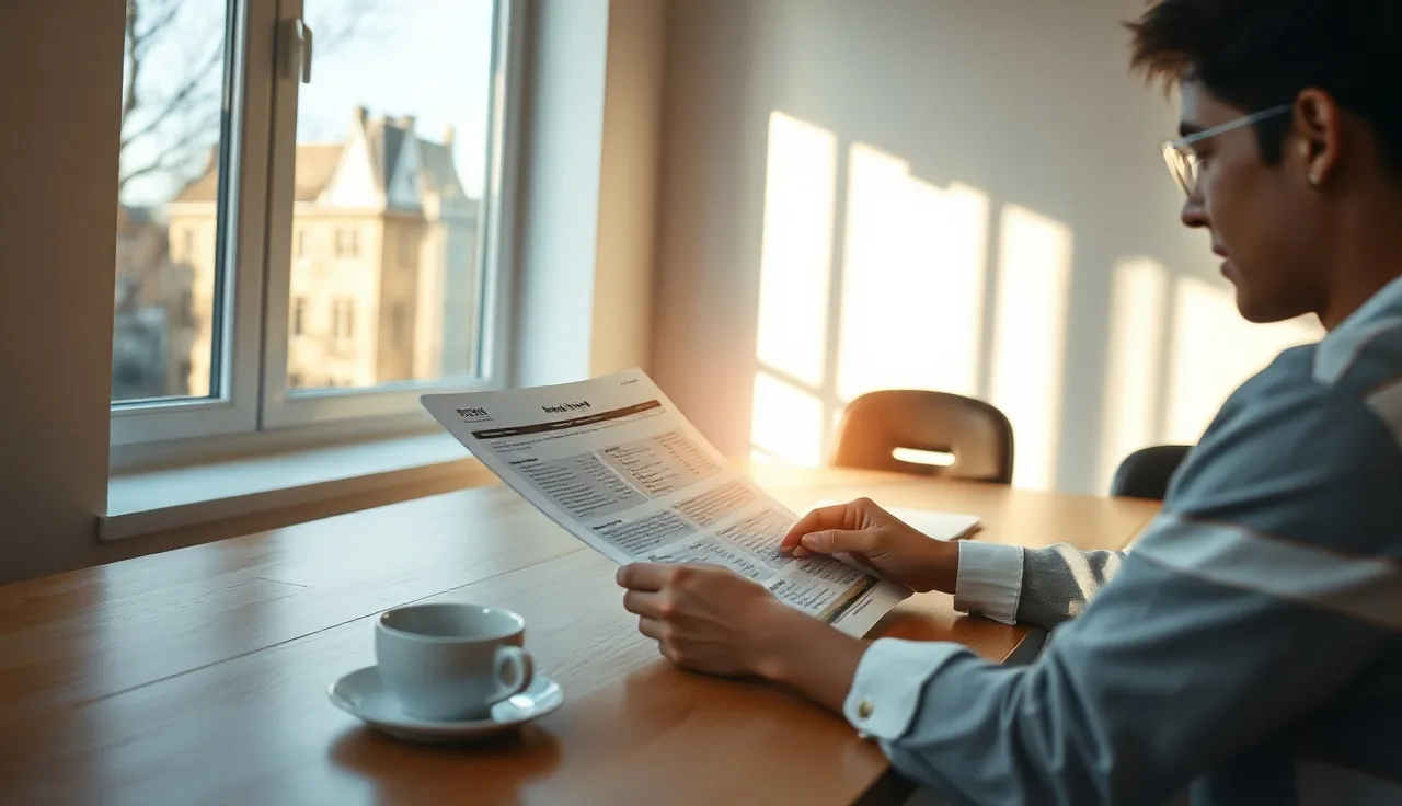 Person reading a report at a desk with morning light, representing AI SEO optimization research